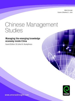 cover image of Chinese Management Studies, Volume 2, Issue 2